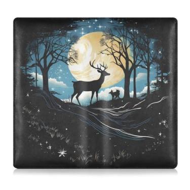 Imagem de CEBUGI Porta-luvas para registro e seguro de carro de cervo para organizador de documentos, 12,5 cm x 24 cm