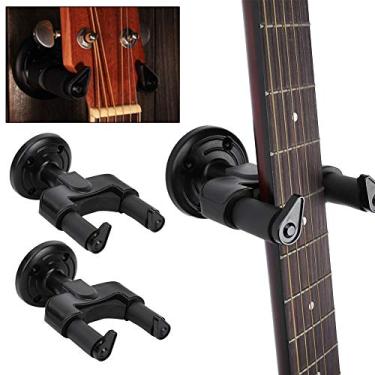 Imagem de SPYMINNPOO Ganchos de Montagem Em Parede para Guitarra ABS Ajustáveis ​​para Baixo Bandolim Banjo Violino, Resistente, Resistente a Arranhões, para Entusiastas da Música, Pacote de 2