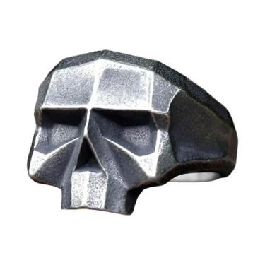 Imagem de Anel Vintage De Caveira Para Homens, Joia De Aço Inoxidável 316L Para 