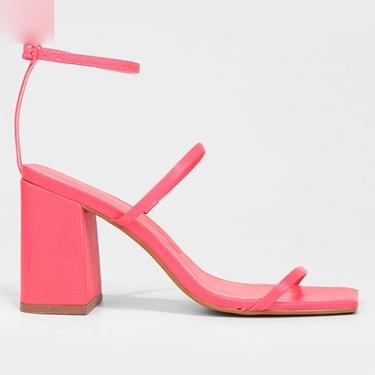 Imagem de Sandália Couro Santa Lolla Salto Bloco Feminina-Feminino