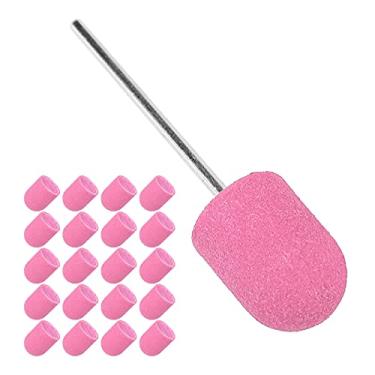 Imagem de Generic Bandas de Polimento de Alta Eficiência Dos Bocados de Broca do Tampão Arte do Prego Ajustados para Unhas Bonitas, 13x19mm, Apropriado para Entusiastas Arte Prego (Rosa)