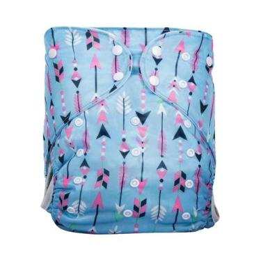 Imagem de Fralda De Pano Reutilizável Ajustável Impermeável Para Bebês Grandes, 