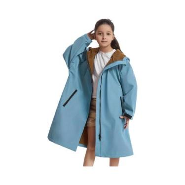 Imagem de Poncho De Surf Impermeável E À Prova De Vento Com Manga Longa E Capuz 