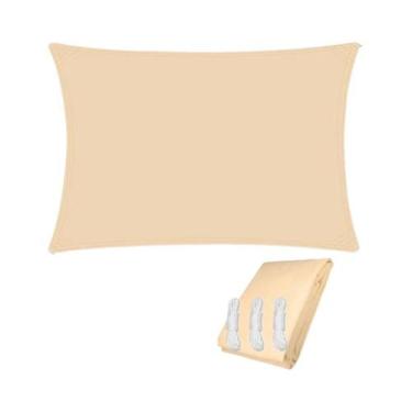 Imagem de Toldo Retangular Impermeável Com Proteção UV Para Jardim, Pátio, Quint