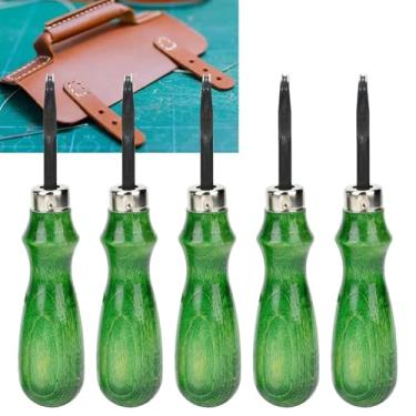Imagem de Generic Ferramenta Profissional de Artesanato de Couro Chanfrador de Liga de Aço, Ferramenta de Corte de Borda Durável para Chanfro de Borda de Couro, para Profissionais de Artesanato de , Verde (liga de aço)