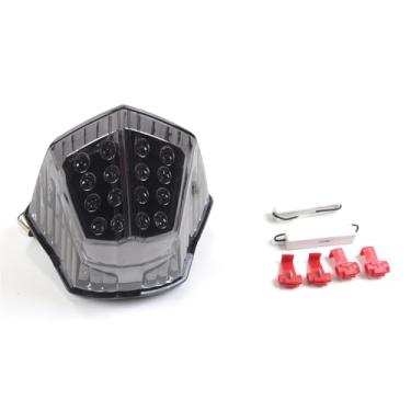 Imagem de Lanterna traseira de LED Arashi para Yamaha XJ600 FZ600 2009-2014, peças de acessórios de reposição de motocicleta, luz traseira de freio, lente de fumaça integrada