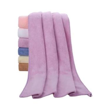 Imagem de Toalha De Banho Grande E Grossa De Microfibra Super Absorvente De Seca