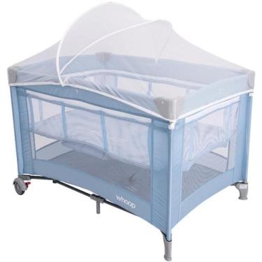 Imagem de Berço Cercado Desmontavel Portatil Kiddo Whoop Bliss Azul