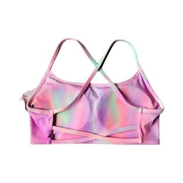 Imagem de Top De Ginástica Feminino Com Suporte Alto, Sem Costura, Halter, Push-