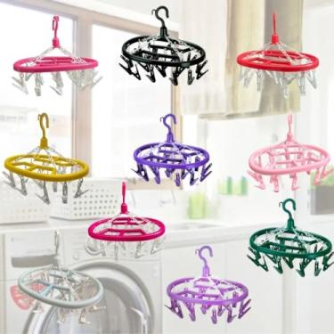 Imagem de Varal de Plástico Oval com 18 Pregadores – Uso Interno e Externo, Super Prático