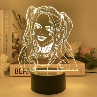 Imagem de Luz noturna USB Suicide Squad Harleys Quinn 3D Illusion