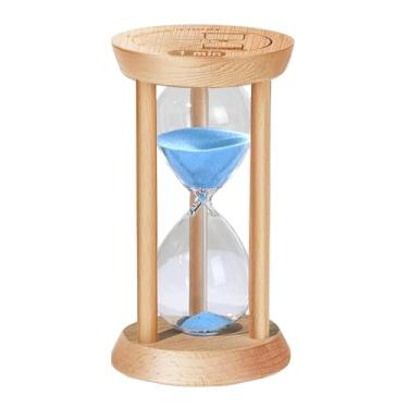 Imagem de Temporizador de areia de 1 minuto, ampulheta de madeira de 1 minuto, relógio de areia pequeno, Reloj De Arena, ampulheta de vidro de hora para casa, escritório, decoração, jogos, sala de aula