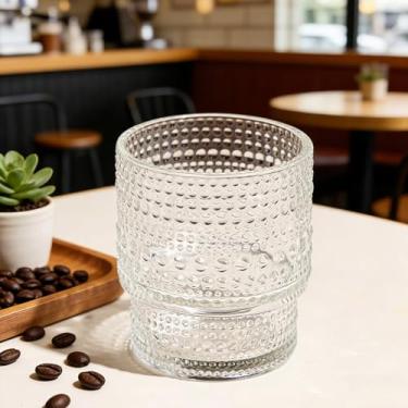 Imagem de Copo antigo de 270 ml, copo de vidro Hobung, água transparente com suco, uísque, cerveja e coquetel