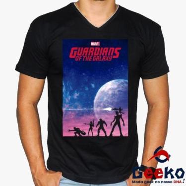 Imagem de Camiseta Guardiões da Galáxia 100% Algodão  Guardians of The Galaxy Ge