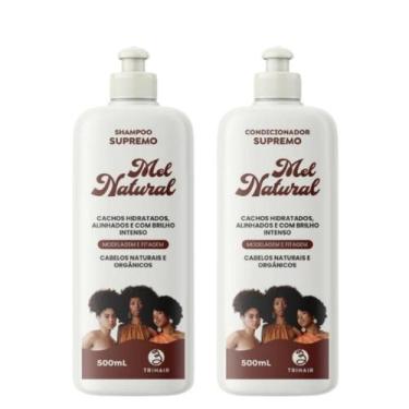 Imagem de Kit Shampoo + Cond Mel Natural Modelagem e Fitagem Trihair