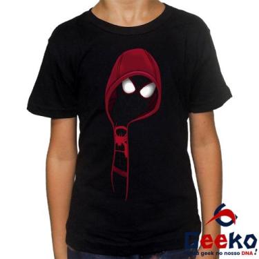 Imagem de Camiseta Infantil Homem-Aranha 100% Algodão Spiderman Geeko Homem Aran