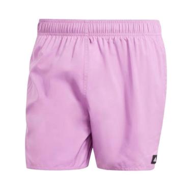 Imagem de Short Adidas Natação Logo Rosa P-Masculino
