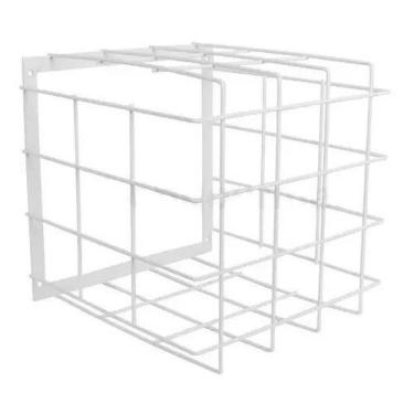 Imagem de Grade Caixa Proteção Câmeras Segurança Aço Protetor Externo 20x20x20 -