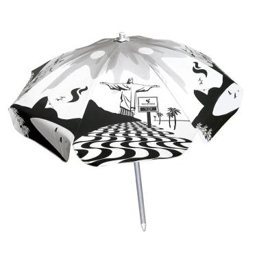 Imagem de Guarda-Sol Botafogo em Alumínio Bagum Carioca 1,6m