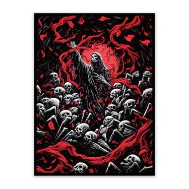 Imagem de UAONO MTG Card Sleeves - Death 100 Count Standard Size Ultra Clear Front & Matte Finish Back Tear Resistant Clear Card Sleeves Matte Art Sleeve for MTG