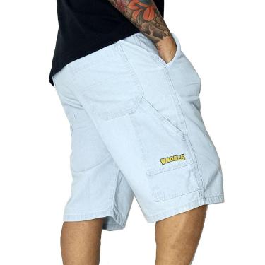 Imagem de Bermuda Jeans Carpinteiro Vagal Delavê Oversize-Masculino