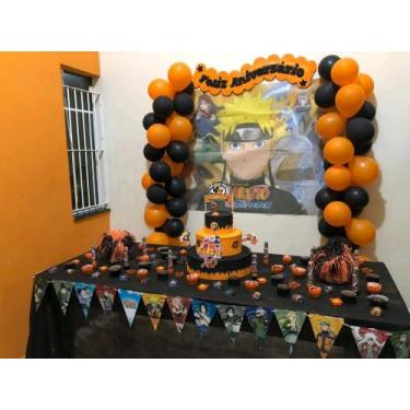 Imagem de Painel TNT Naruto Decoração Parede Festa Ninja
