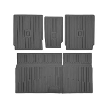 Imagem de powoq Tapete de carga compatível com 2025 2026 Ford Expedition Lincoln Navigator Forro de carga TPE Tapete de porta-malas de substituição para acessórios Ford Expedition 2025 2026