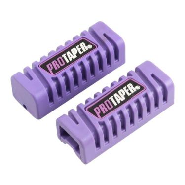 Imagem de Pedaleira De Borracha Universal Estribo Cg 160 Titan Fan Start Cb 250f Protaper Motocross Color:roxo
