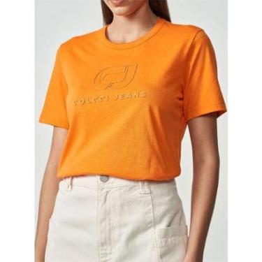 Imagem de Camiseta Colcci Jeans Bege Flavo-Feminino