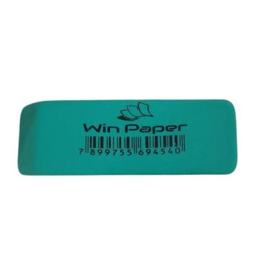 Imagem de Borracha Escolar Verde Qualidade Premium - LEONORA