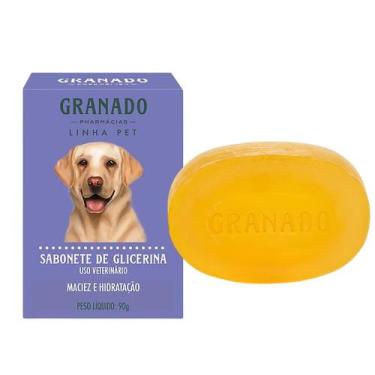 Imagem de Sabonete Pet Cachorro Gato Granado Glicerina Maciez e Hidratação Barra