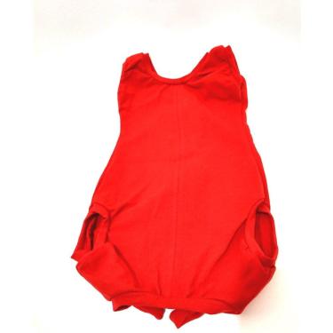 Imagem de Roupa cirúrgica para cachorro na cor vermelha tamanho GG