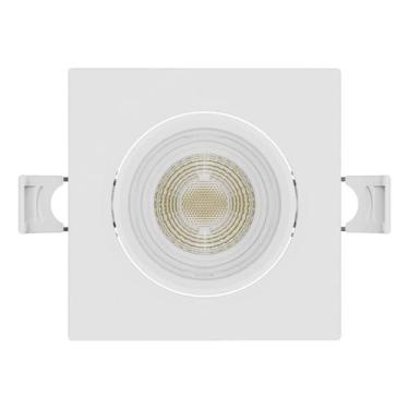 Imagem de Spot Embutir Branco Led Quadrado 12W Amarelo Branco Neutro - Inspire
