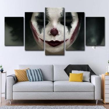 Imagem de Pôsteres de pintura de parede em tela imprimem 5 painéis Jokers Anime 