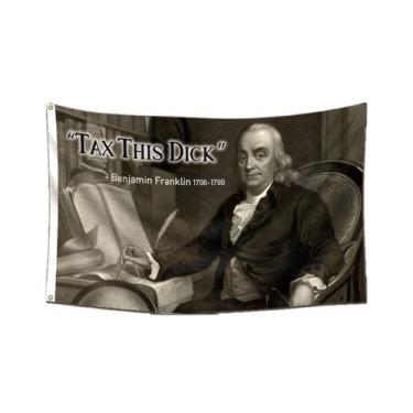 Imagem de Tapeçaria Benjamin Franklins Flag Art 150x90cm 100% poliéster - Yiweis