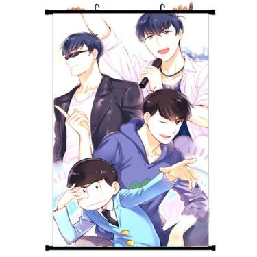 Imagem de Pôster de pintura de parede em tela Mr Songs Osomatsus Anime - yiweisa