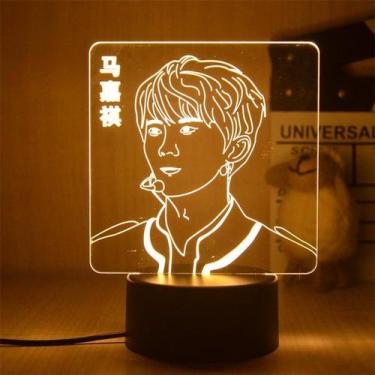 Imagem de Luz noturna LED 3D que muda de cor para tendas infantis Ma Jiaqis - yi