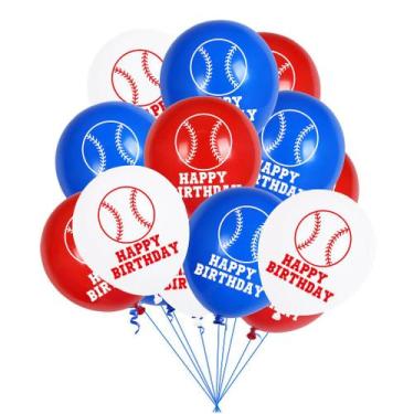 Imagem de Kit de balões de festa com tema de beisebol, látex de 12 polegadas, 13