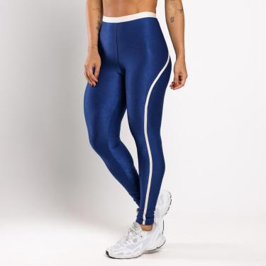 Imagem de Calça Legging Feminina Fitness Esportiva para Academia Confortavel Bicolor Sophia Treino Moda-Feminino