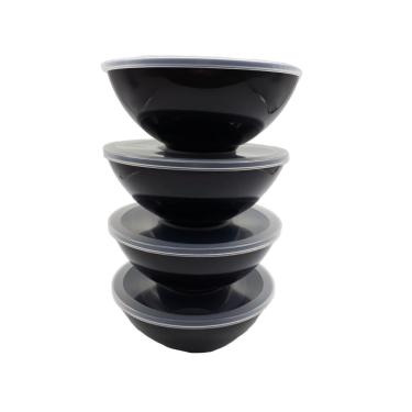 Imagem de Jogo Com 10 Potes Com Tampa Marmita Cozinha Tigelas Dehaus