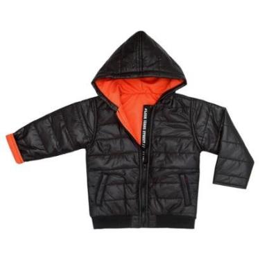 Imagem de Jaqueta Infantil Look Jeans Puff Preto - 01 - PRETO-Masculino