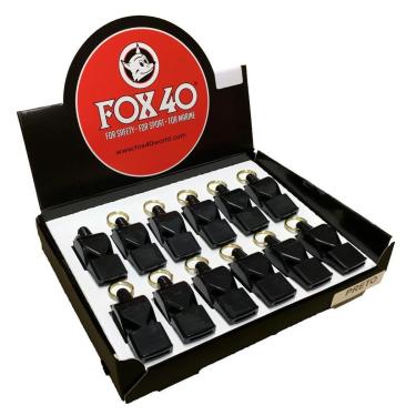 Imagem de Apito FOX 40 Pearl Preto - Caixa com 12 unidades-Unissex