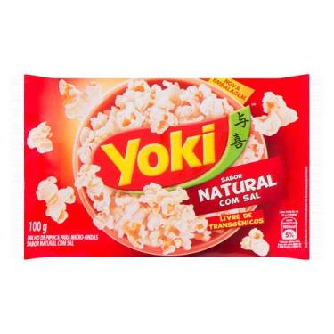 Imagem de Pipoca de Micro-ondas Natural Com Sal Yoki 100g