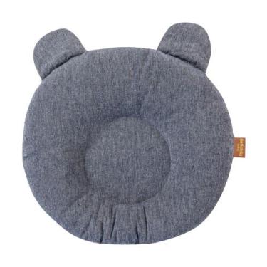 Imagem de Travesseiro Para Bebê Anatômico Linho Batistela Baby, Jeans