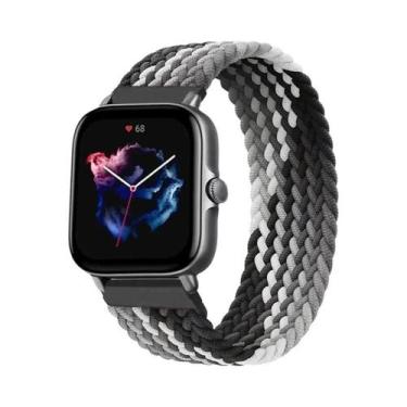 Imagem de Pulseira De Relógio Elástica Trançada De 20mm 22mm Para Amazfit GTS 2 