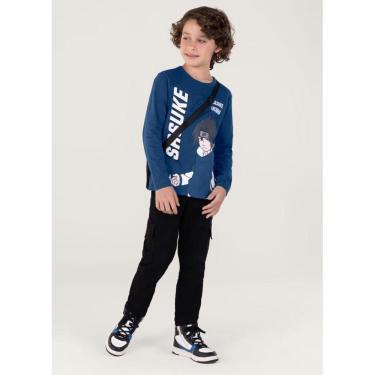 Imagem de Camiseta Naruto Em Malha Infantil Unissex Brandili