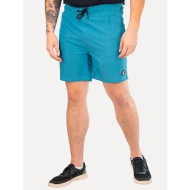 Imagem de Short Original Penguin Masculino D'Água Logo Patch Azul-Masculino