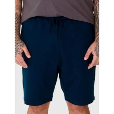 Imagem de Bermuda Moletom Malwee 1000131569 Masculina Plus Size Com Bolsos Algodão T. G1/G3-Masculino