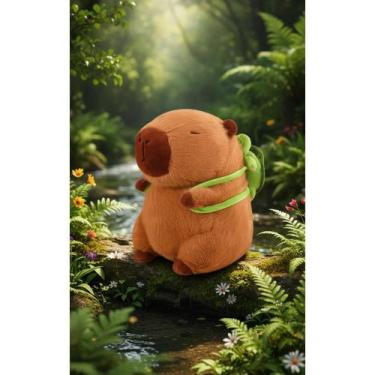 Imagem de Pelúcia Capivara Fofa Antialérgica 23cm Presente - Congratulations Sto