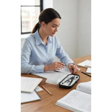 Imagem de Compasso Técnico Metal Precisão Desenho Profissional - Congratulations